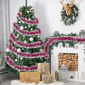 guirlande, 16 mètres, décoration d'arbre de Noël, lamette, décorations d'arbre de Noël, guirlande, décoration pour Noël, fête, décoration intérieure et extérieure