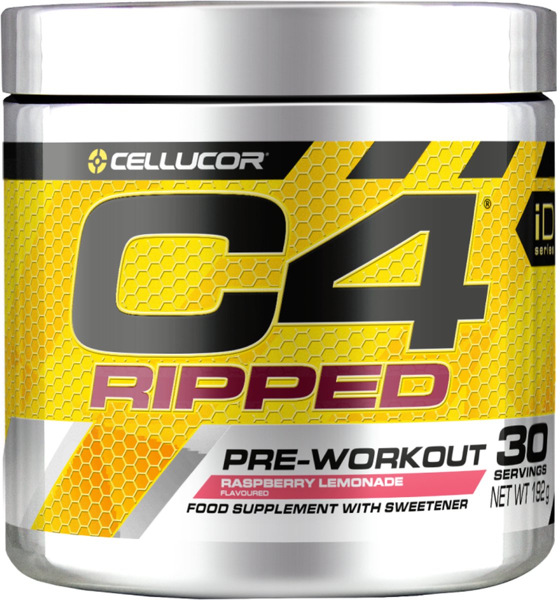 Goedkoopste Cellucor C4 Ripped Pre-Workout - 30 Doseringen - Raspberry Lemonade