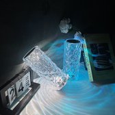 Dailyiled - Tafellamp - Sfeerlamp - Crystal lamp - Touch - Afstandsbediening - Usb