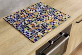 Inductiebeschermer - Vierkant Mozaïek - 89.6x51.6 cm - Inductiebeschermer - Inductie Afdekplaat Kookplaat - Inductie Mat - Anti-Slip - Keuken Decoratie - Keuken Accessoires