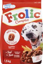 Frolic Compleet - Droogvoer Hondenbrokken - rund - 1.5 kg