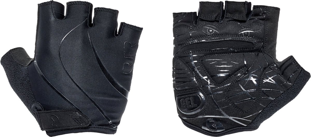 RFR Handschoenen - Comfort - Korte vingers - Polyester/Nylon - MTB/Racefiets - Maat S - Zwart