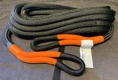 Finish Strong 22mm x 9mtr SWL 11T - Kinetic 4x4 Recovery Rope - 22mm - 9m - 11000kg - Army Groen - Kinetische recovery rope Finish Strong 22mm x 9mtr SWL 11T