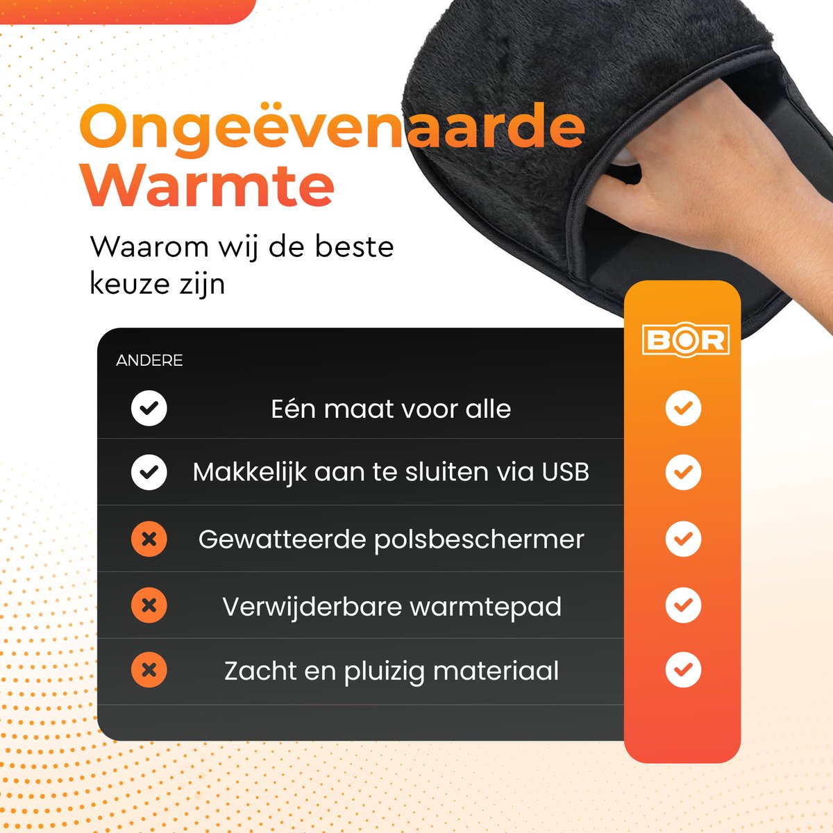 JAWSEU Verwarmde muismat, USB-verwarmde muisonderlegger, muishandwarmers, muismat, verwarmingsmatten van pluche, handwarmerpad, verwarmingsmatten voor kantoor, thuis, computer, laptop
