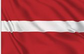 VlagDirect - Letse vlag - Letland vlag - 90 x 150 cm