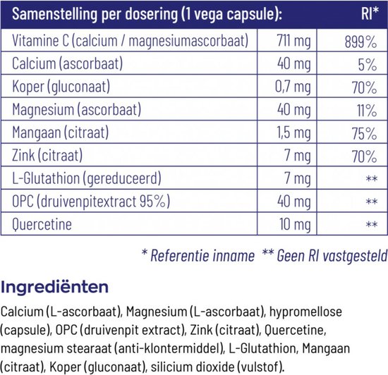 Vitakruid Gebufferde Vitamine C - 90 capsules - Vitakruid