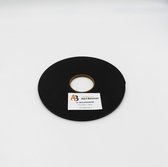 Glasband 9 x 2mm zwart - rol 25m