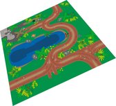 BrickMaps 32333006 - Ville - Jungle - Tapis de jeu pour LEGO - Plaque de construction format 3x3