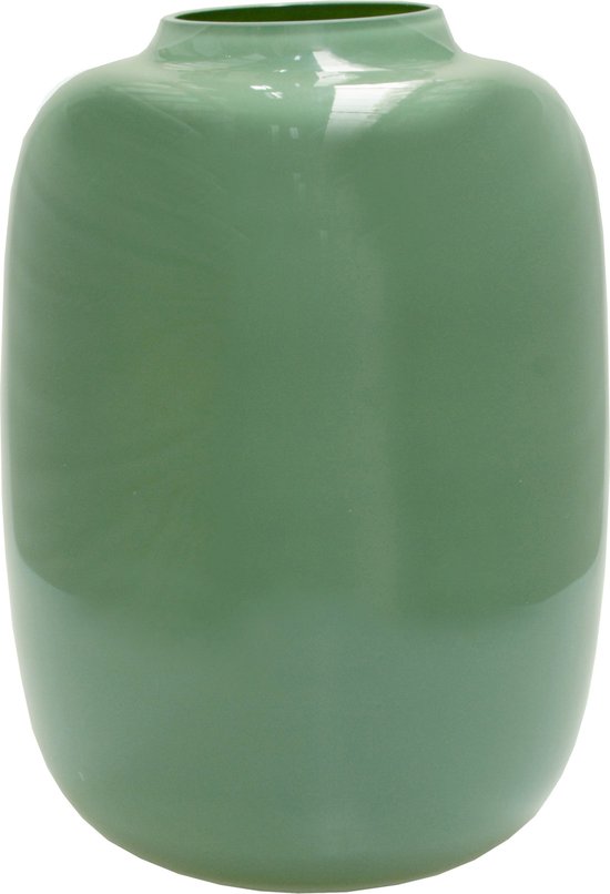 Vase The World - Vaas Artic Pastel Green Groen - Maat S - Ø21 x H29 cm