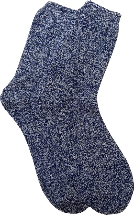 Warmhoudende Fleece Unisex Sokken / Thermo Sokken / Huissokken | Warmte Sok / Socks - Blauw
