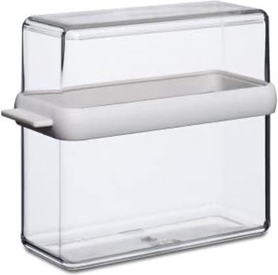 Knäckebrödtrommel wit - transparant en geschikt voor een verpakking knäckebröd, SAN/TPE, 9 x 12,8 cm van RIG-TIG — afbeelding 2