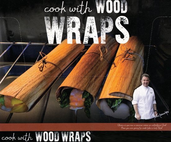 Foto: Wood wraps flinterdunne vellen hout carpaccio eik