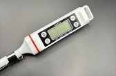 Bol.com Digitale vleesthermometer tot 300 graden - Draadloos - Wit - Kern thermometer voor BBQ Oven en Keuken aanbieding