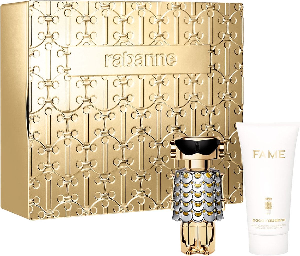 Goedkoopste Paco Rabanne Fame Geschenkset - Eau de Parfum 50 ml - Body Lotion 75 ml