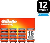 Gillette Fusion5 Scheermesjes - 16 Navulmesjes - Brievenbusverpakking - Voordeelverpakking 12 stuks