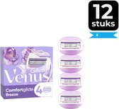 Gillette Venus Comfortglide Breeze Scheermesjes Voor Vrouwen - 4 Navulmesjes - Voordeelverpakking 12 stuks