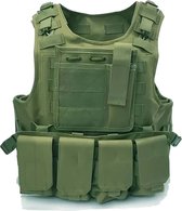 Livano Airsoft Kleding - Airsoft Vest - Tactical Vest - Leger vest - Airsoft Gear - Indoor & Outdoor Airsoft Accesoires - Paintball - Beige