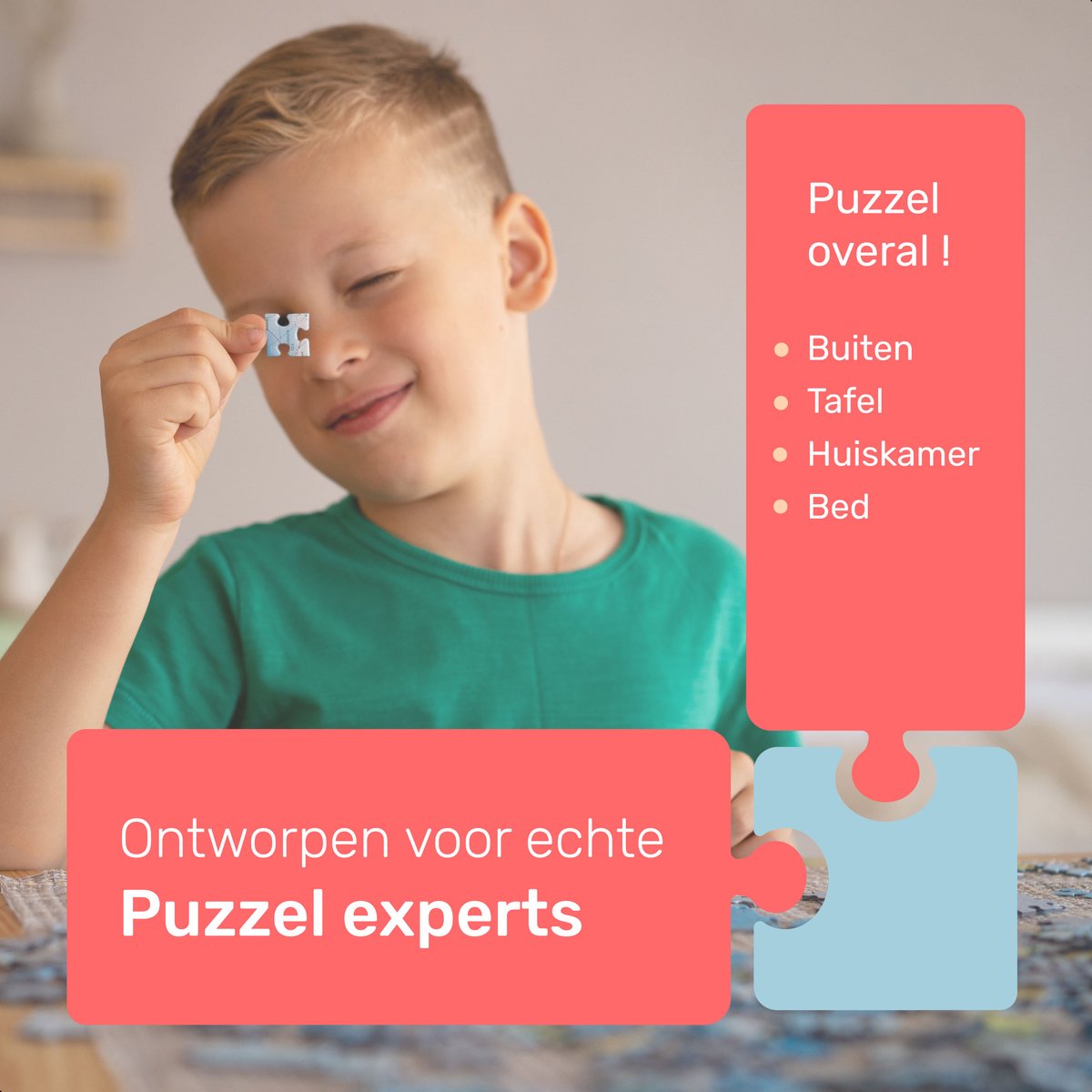 Puzzlr™ - Plateau de puzzle avec système de rangement - Base de