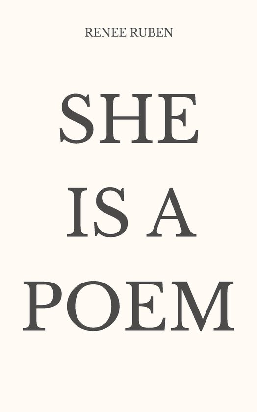 She is a Poem - cover