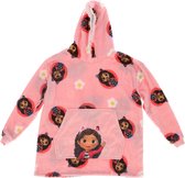 Gabby's Dollhouse Hoodie deken - Voor kinderen - Roze