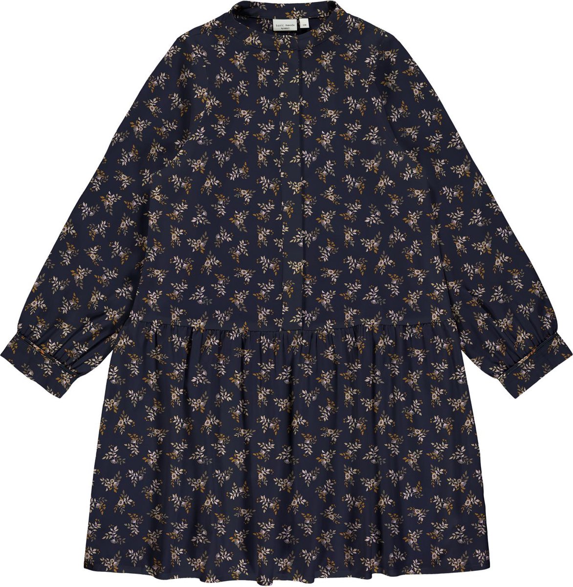 Name It - Jurk - Maat 128 - Meisjes - 216654 Dark Sap -