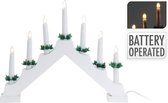 ST Brands - Kerst Lampjes - Brug - Kaars - 7 Lampjes - Wit