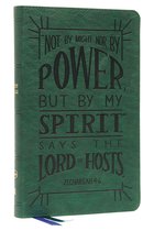 NKJV, Thinline Youth Edition Bible, Verse Art Cover Collection, Leathersoft, Green, Red Letter, Comfort Print