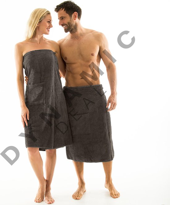 Vossen Camden sauna handdoek 80 x 200 cm - stone kopen