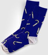 Healthy Socks - Laryngoscoop Sok Blauw-Wit - Maat 41/46