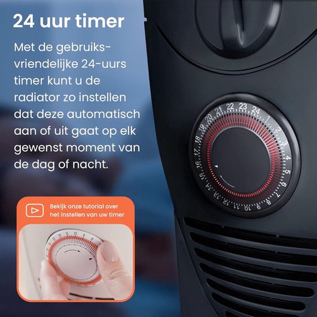 Elektrische met olie gevulde mobiele radiator vanaf 27,50 | Dagelijkse