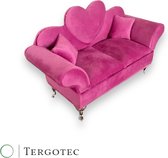 Luxe XXL Velvet Sieradendoos in de vorm van een zitmeubel - incl poetsdoekje - Valentijnsdag - Juwelendoos - Jewelry Box - Roze