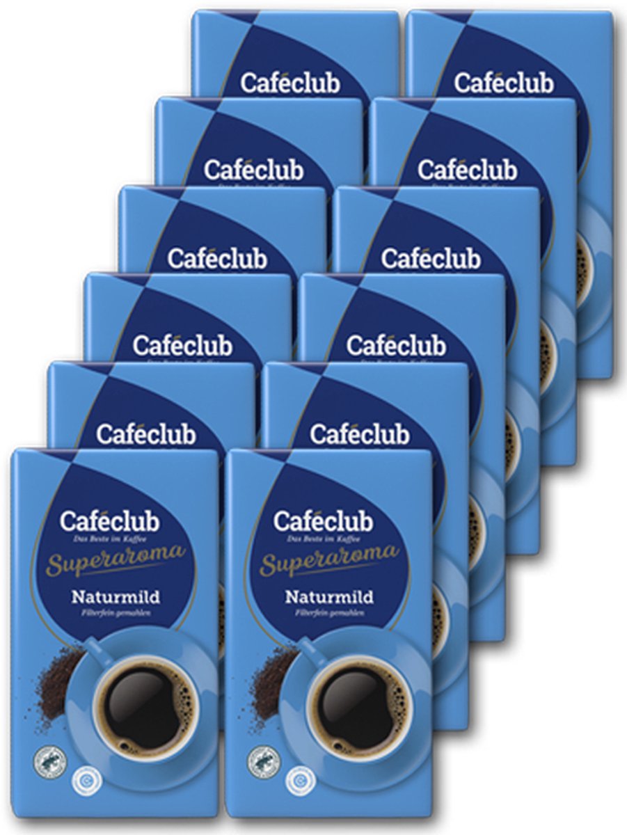 Caféclub Naturmild Gemalen – 12x500Gr