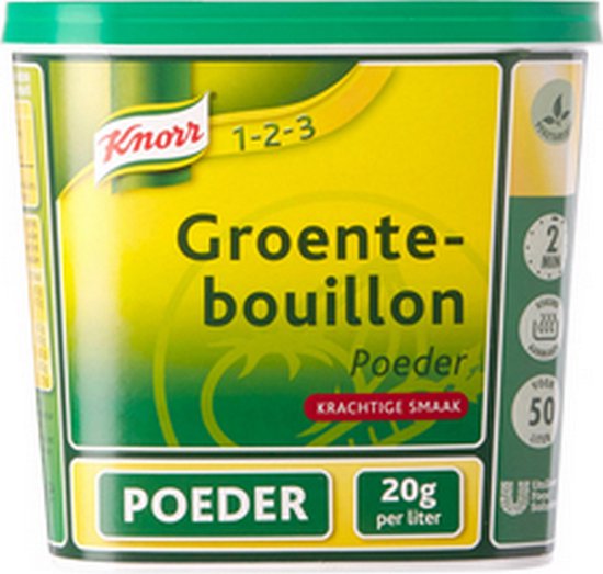 Knorr Groentebouillon Krachtig Glutenvrij 50 liter bol