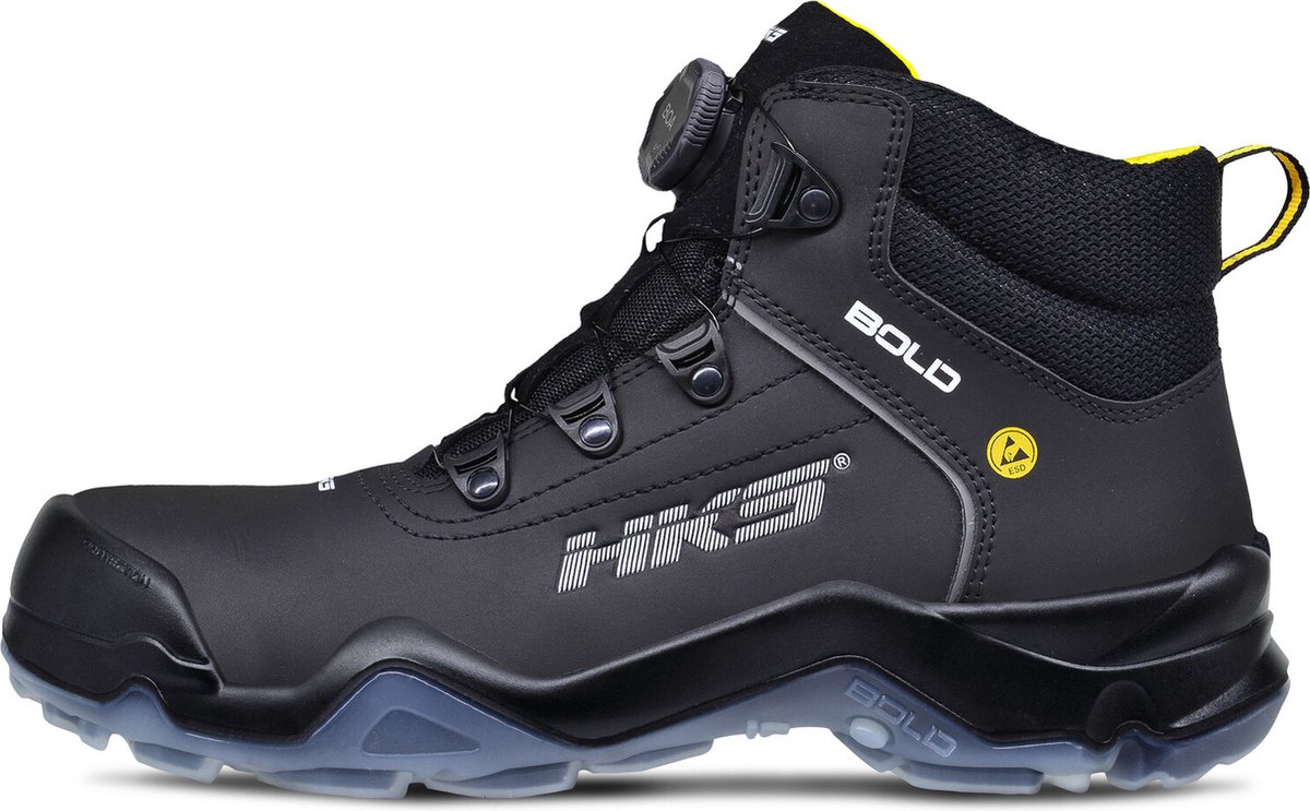 HKS Drive 1 VTP Boa S3 werkschoenen - veiligheidsschoenen - safety shoes - hoog - heren - composiet - zonder veters - antislip - ESD - lichtgewicht - Vegan - maat 39