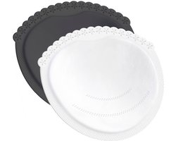 Difrax Borstvoedingspads 40 wit en zwart - wit / zwart - 40 stuks