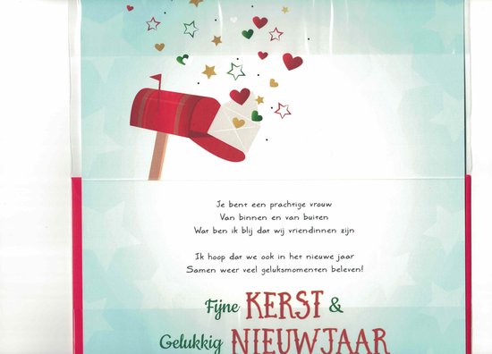 kerstkaart - vriendin - lieve vriendin - Artige | bol