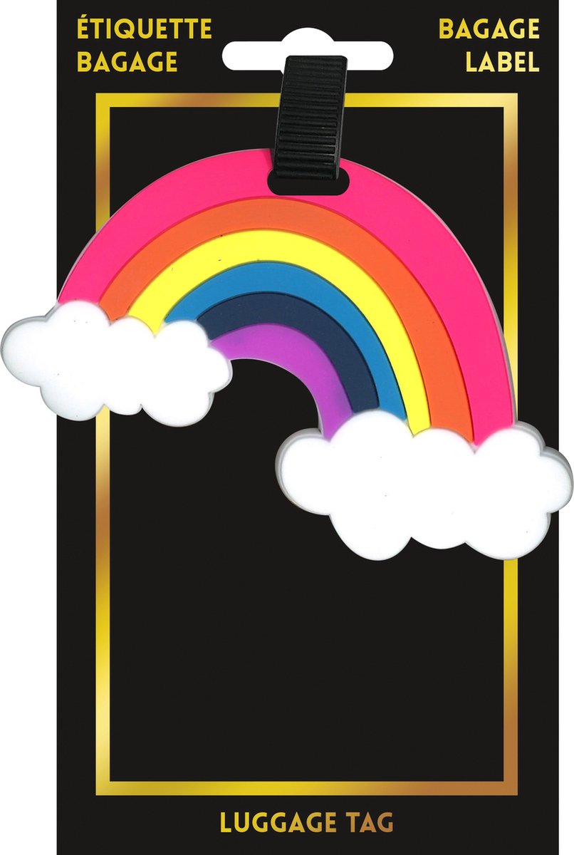 Bagagelabel Regenboog