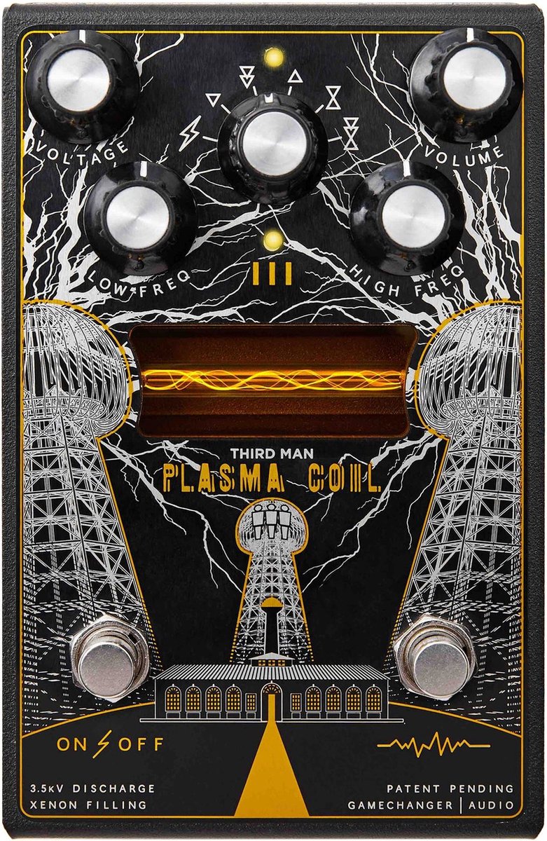 Gamechanger Audio Third Man Records Plasma Coil - High voltage distortion - Zwart