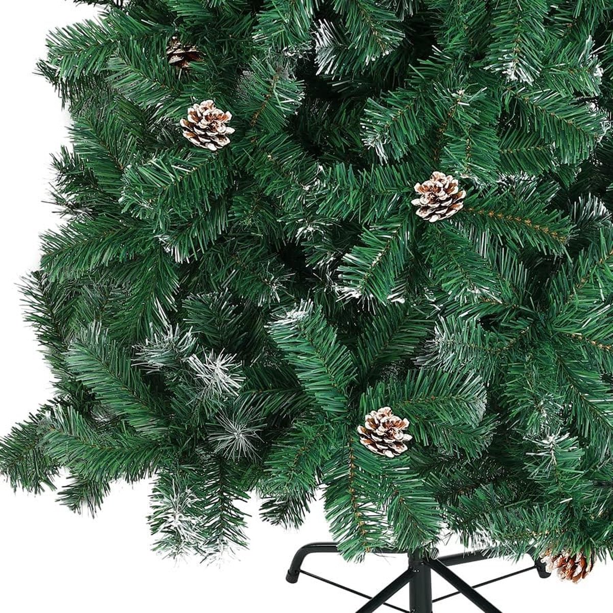 Froadp Kunstkerstboom met Standaard Vlamvertragend PVC