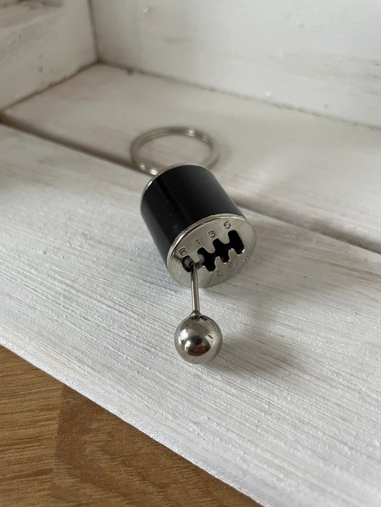 Shifter Sleutelhanger Gear, Stick Knob Keyring, Creative Auto Gear Shifter Model Sleutelhanger Sleutelhanger Auto Onderdeel Vormige Metalen Legering Sleutelhangers voor Autosleutels(Blauw