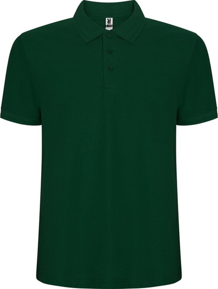 Flessen heren unisex Polo korte mouwen Pegaso merk Roly Groen