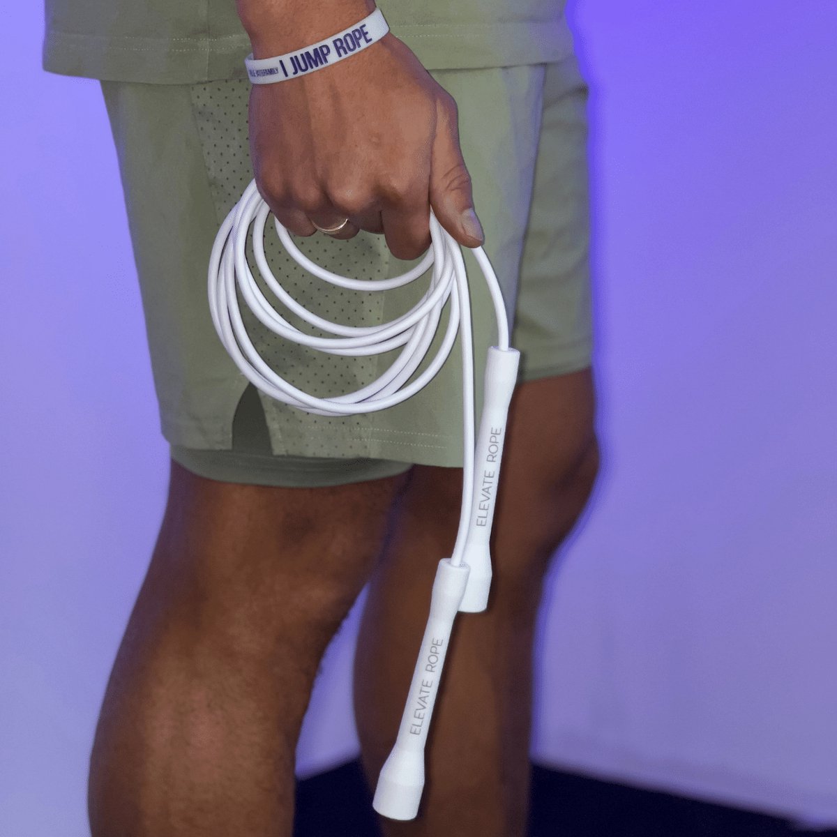 Elevate Rope Professioneel Sport Springtouw - Verstelbare Jump Rope - Touwtje Springen voor Volwassenen en kinderen - Speed rope - Conditie & Kracht - Binnen & Buiten Skipping Rope - Fitness Springtouwen (14 Kleuren) — afbeelding 7