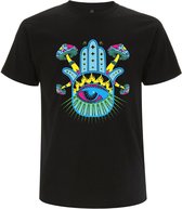 Glow In The Dark T-shirt - Zwart - XL