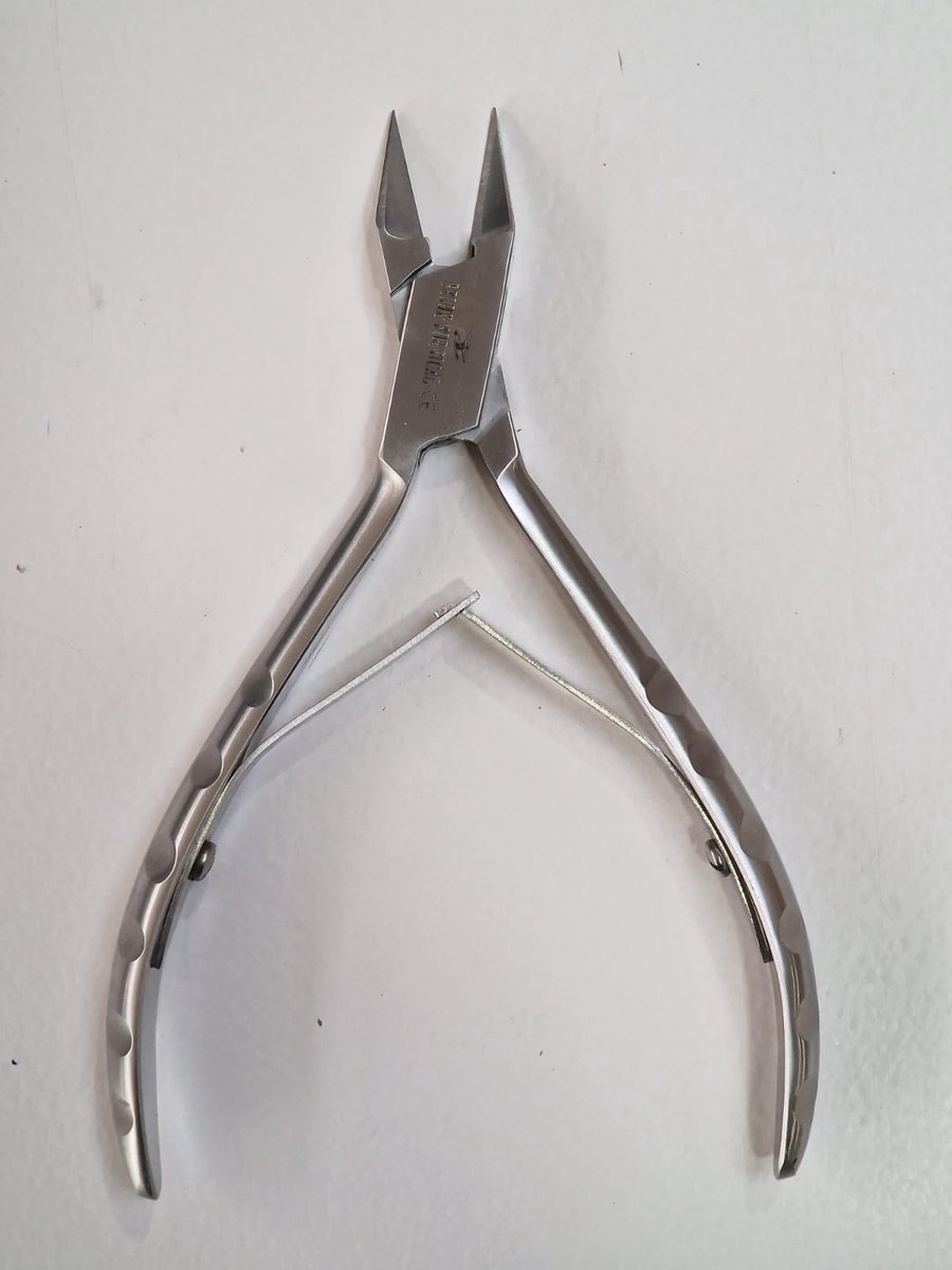 Goedkoopste Belux surgical Instruments / Nagelknipper - Hoektang voor (Harde) Teennagels met dubbel scharnier 12.5cm Recht schrep bek