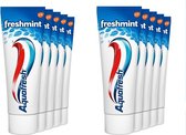 Aquafresh Freshmint - 3 fois protection - Dentifrice - Multipack 10 pièces