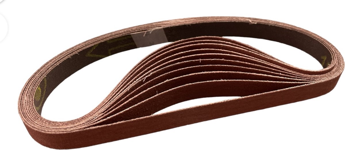 3M Cubitron Schuurband art. 947A - P120 - 0.457m x 13 mm - Prijs per set ( 10 stuks schuurband per set)