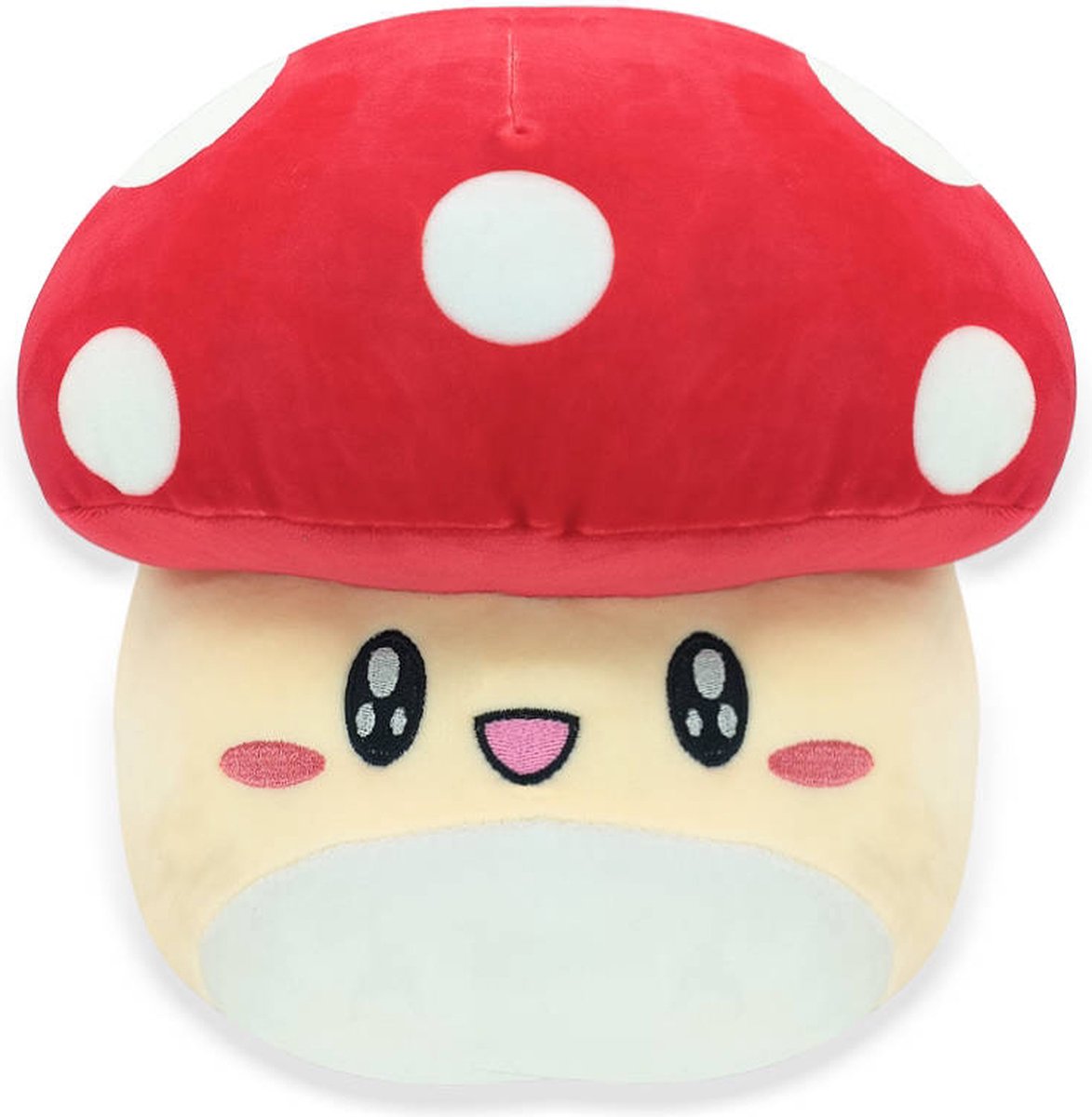 Kawaii Kussen - Squish Kussen - Paddenstoel Knuffel - 30cm