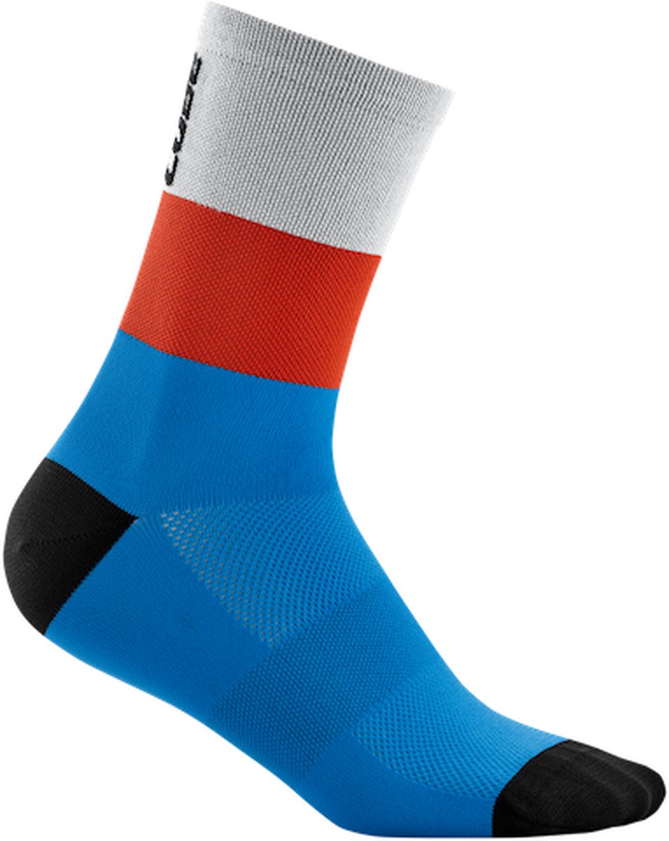 CUBE Fietssokken SOCKS HIGH CUT TEAMLINE BLUE/RED/GREY 36-39