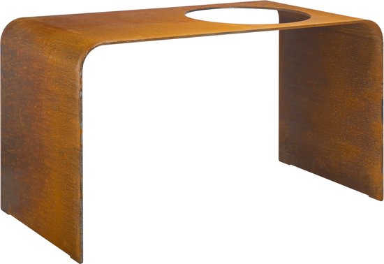 Conjunto de mesa alta quadrada com 110 cm de altura e 2 bancos