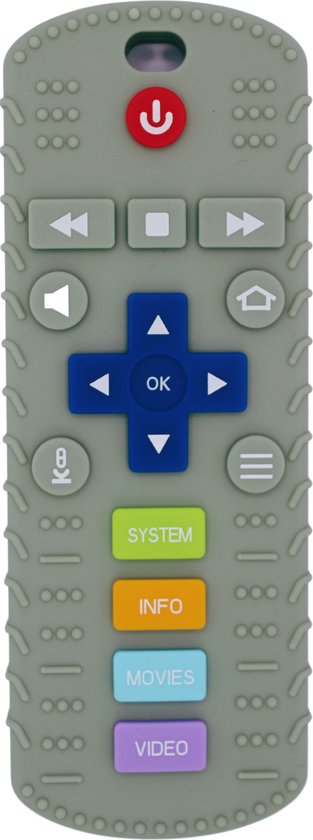 Bijtring Afstandsbediening - BPA-vrij bijtspeelgoed - Baby Cadeau - groen